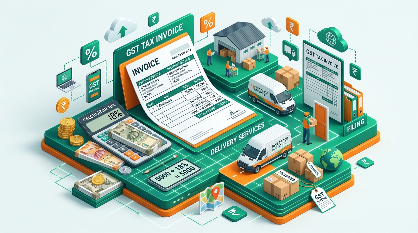 GST on Courier Charges: What Is Taxed, at What Rate, and What You Can Claim